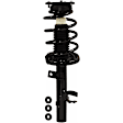 4-Piece Kit Front, Driver and Passenger Side Fully Loaded Strut, includes (2) Loaded Strut and (2) Sway Bar Link