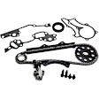 3-Piece Kit Timing Cover, Silver, Aluminum Includes (1) Timing Chain Kit, (1) Timing Cover, and (1) Water Pump