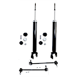 4-Piece Kit Shock, Includes (2) Sway Bar Link and (2) Shock Absorber and Strut Assembly