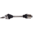 4-Piece Kit Front, Driver and Passenger Side Axle Assembly - New 4-Piece Kit, Includes (2) Axle Assembly and (2) Wheel Hub