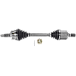 4-Piece Kit Front, Driver and Passenger Side Axle Assembly - New 4-Piece Kit, Includes (2) Axle Assembly and (2) Wheel Hub
