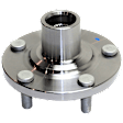 4-Piece Kit Front, Driver and Passenger Side Axle Assembly, New Kit FWD, includes (2) Axle Assembly and (2) Wheel Hub