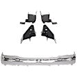 2005 Chevrolet Silverado 1500 - 2-Piece Kit Front Bumper, For Models Without Convenience Package, Chrome, Includes (1) Bumper and (1) Bumper Bracket
