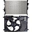 2-Piece Kit Radiator Fan 4 Cyl 2.5L, Single fan, Includes (1) Radiator and (1) Radiator Fan