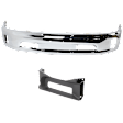 2-Piece Kit Bumper Chrome, Includes (1) Bumper and (1) Bumper Trim