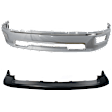 2-Piece Kit, Bumper, For Models Without Sport Package, Chrome, Includes (1) Bumper and (1) Bumper Cover