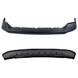 2-Piece Kit Front, Upper Primed Bumper Cover, For Models With Two Piece Bumper Type, Includes (1) Bumper Cover and (1) Valance