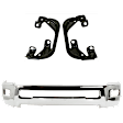 2-Piece Kit Bumper Chrome, Includes (1) Bumper and (1) Fog Light Bracket