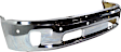 2-Piece Kit, Front, Lower Bumper, For Models With Two Piece Bumper Type, Chrome, Includes (1) Bumper and (1) License Plate Bracket