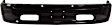 2-Piece Kit, Front, Lower Bumper, For Models With Two-Piece Ram Logo, Painted Black, Includes (1) Bumper and (1) License Plate Bracket