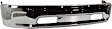 2018 Ram 1500 - 2-Piece Kit Front Bumper Chrome, Includes (1) Bumper and (1) Bumper Bracket