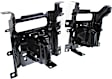 2018 Ram 1500 - 2-Piece Kit Front Bumper Chrome, Includes (1) Bumper and (1) Bumper Bracket