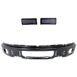 2011 Ford F-150 - 2-Piece Kit Front Bumper, For Models Without License Plate Mount, Powdercoated Black, Includes (1) Bumper and (2) Bumper Trim