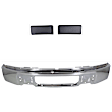 2014 Ford F-150 - 3-Piece Kit Bumper, Chrome,  Includes (1) Bumper and (2) Bumper Trim