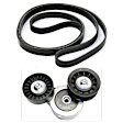 2-Piece Kit Accessory Belt Tensioner Kit, includes (1) Accessory Belt Tensioner Kit and (1) Drive Belt
