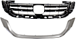 2-Piece Kit Grille Painted Black, Includes (1) Grille Assembly and (1) Grille Trim