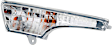 2013-2015 Nissan Altima - 2-Piece Kit, Front, Driver Side Turn Signal Light, With bulb(s), Includes (1) Turn Signal Light and (1) Fog Light Cover