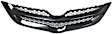2-Piece Kit Bumper Grille, 4-Door, Sedan, Textured Gray, Includes (1) Bumper Grille and (1) Grille Assembly