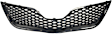 2-Piece Kit Grille Painted Black, Includes (1) Bumper Grille and (1) Grille Assembly