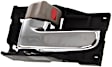 2-Piece Kit Front or Rear, Driver Side Interior Door Handle, Includes (1) Door Handle Trim and (1) Interior Door Handle