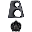 2012-2015 Chevrolet Camaro - 2-Piece Kit, Front, Driver or Passenger Side Halogen Fog Light, With bulb(s), Includes (1) Fog Light and (1) Fog Light Trim