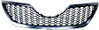 2-Piece Kit Grille Painted Black, Includes (1) Bumper Grille and (1) Grille Assembly