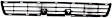 2-Piece Kit Grille Chrome Shell with Primed Insert, For Models Without Off-Road Package, Includes (1) Bumper Grille and (1) Grille Assembly