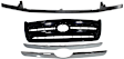 2-Piece Kit Grille Painted Black, Includes (1) Bumper Trim and (1) Grille Assembly