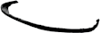 2-Piece Kit, Front, Lower Bumper, Painted Black, Includes (1) Bumper and (1) Bumper Cover