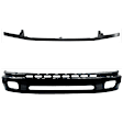 2001 Toyota Tundra Base - 2-Piece Kit Front, Lower Bumper, Painted Black, Includes (1) Bumper and (1) Bumper Trim