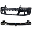 2-Piece Kit Primed Bumper Cover, Includes (1) Bumper Cover and (1) Bumper Reinforcement