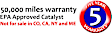 2-Piece Kit Front Catalytic Converter, Federal EPA Standard, 46-State Legal (Cannot ship to CA, CO, NY or ME), includes (1) Catalytic Converter and (1) Oxygen Sensor