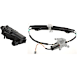 2-Piece Kit Front or Rear, Driver Side Power Window Regulator, With Motor, Includes (1) Door Lock Actuator and (1) Window Regulator