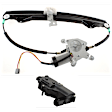 2-Piece Kit Front or Rear, Driver Side Power Window Regulator, With Motor, Includes (1) Door Lock Actuator and (1) Window Regulator