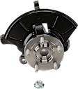2-Piece Kit Front, Driver Side Steering Knuckle, With Bearing, With Dust Shield, Includes (1) Knuckle and (1) Wheel Hub