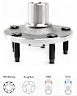 2-Piece Kit Front, Driver Side Steering Knuckle, With Bearing, With Dust Shield, Includes (1) Knuckle and (1) Wheel Hub