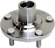 2-Piece Kit Front, Passenger Side Loaded Knuckle, With Backing Plate, With Bearing, Includes (1) Knuckle and (1) Wheel Hub