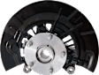 2-Piece Kit Front, Passenger Side Loaded Knuckle, With Backing Plate, With Bearing, Includes (1) Knuckle and (1) Wheel Hub