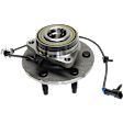 2-Piece Kit Wheel Hub, 6 Lugs, With Bearing, With Sensor, RWD, includes (1) Tie Rod End and (1) Wheel Hub