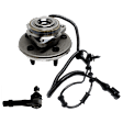 2-Piece Kit Wheel Hub, 5 Lugs, With Bearing, With Sensor, includes (1) Tie Rod End and (1) Wheel Hub