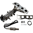 2-Piece Kit Catalytic Converter, Federal EPA Standard, 46-State Legal (Cannot ship to CA, CO, NY or ME), includes (1) Catalytic Converter and (1) Oxygen Sensor