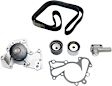 2-Piece Kit Timing Belt Kit, 2.7L, 6Cyl Water Pump Included Includes (1) Cylinder Head Gasket and (1) Timing Belt Kit