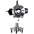 2-Piece Kit Front, Driver and Passenger Side Knuckle, FWD, Includes (1) Knuckle and (1) Wheel Hub Repair Kit