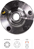 2-Piece Kit Front, Driver and Passenger Side Knuckle, FWD, Includes (1) Knuckle and (1) Wheel Hub Repair Kit
