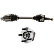 2-Piece Kit Axle Assembly, New Kit AWD, includes (1) Axle Assembly and (1) Wheel Hub
