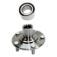 2-Piece Kit Wheel Hub, 5 Lugs, Without Bearing, FWD Includes (1) Wheel Bearing and (1) Wheel Hub