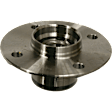 2-Piece Kit Rear, Driver or Passenger Side Wheel Hub, 4 Lugs, With Bearing, FWD Includes (1) Wheel Bearing and (1) Wheel Hub