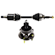 2-Piece Kit Axle Assembly, New Kit, includes (1) Axle Assembly and (1) Wheel Hub