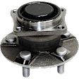 2-Piece Kit Wheel Hub, 5 Lugs, With Bearing, includes (1) Wheel Bearing and (1) Wheel Hub
