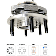 2006 Chevrolet Trailblazer - 2-Piece Kit Wheel Hub, 4WD, 6 Lugs, With Bearing, With Sensor,  Includes (1) Axle Assembly and (1) Wheel Hub